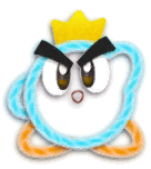 Prince Fluff waving.